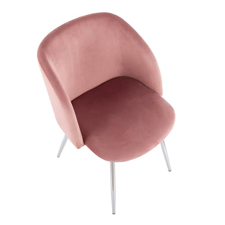 Terrance 18.5'' H Velvet Upholstered Parsons Chair