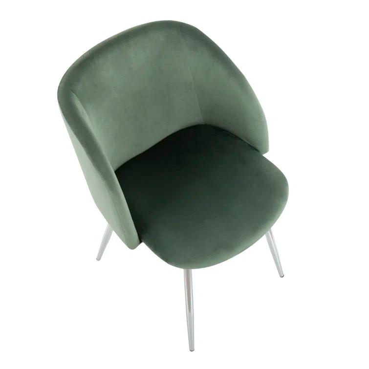 Terrance 18.5'' H Velvet Upholstered Parsons Chair