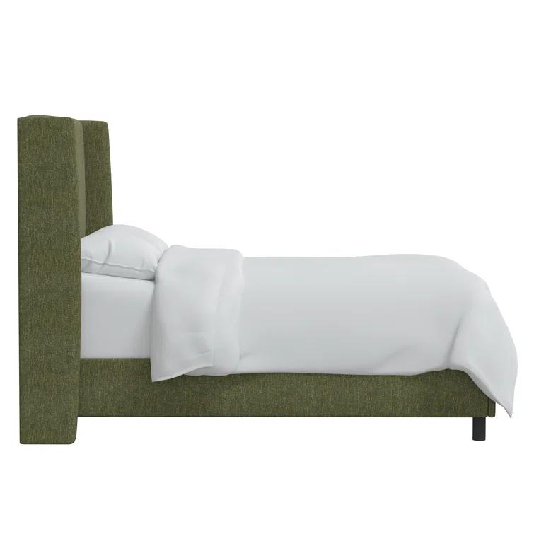Bellfield Upholstered Wingback Bed