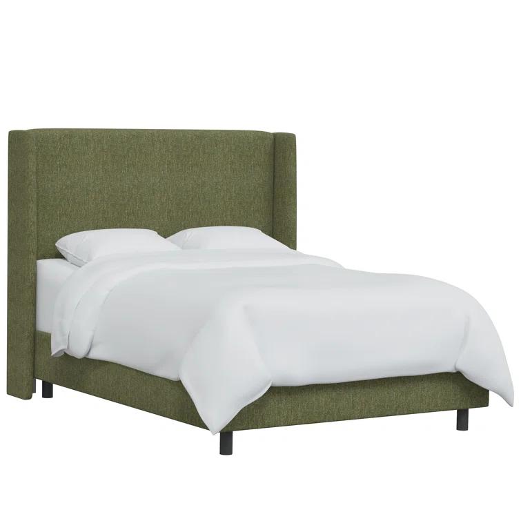 Bellfield Upholstered Wingback Bed