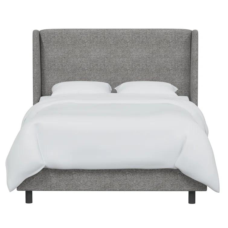 Bellfield Upholstered Wingback Bed