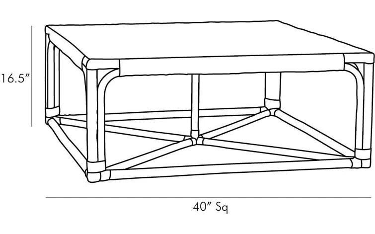 Underhill Square Coffee Table by Arteriors