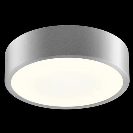 Pi Textured White 10" LED Glass Surface Mount Light