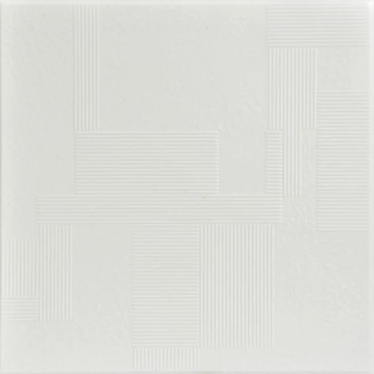 Vectors 1.6 ft. x 1.6 ft. Polystyrene Glue-up Ceiling Tile