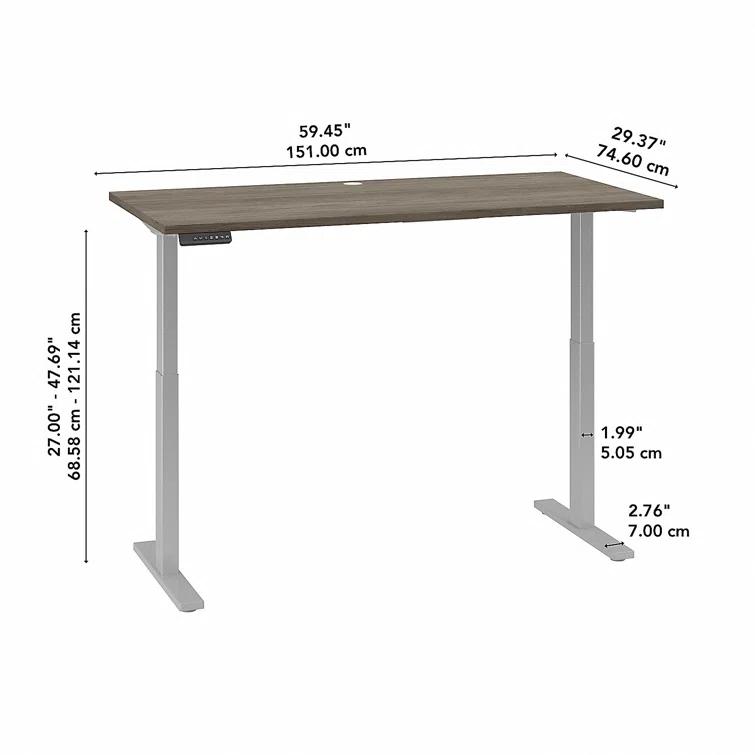 Adjustable Metal Base Standing Desk