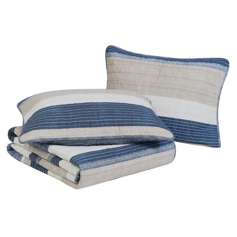 Nautica Nautica Ridgeport Cotton Reversible Quilt Set