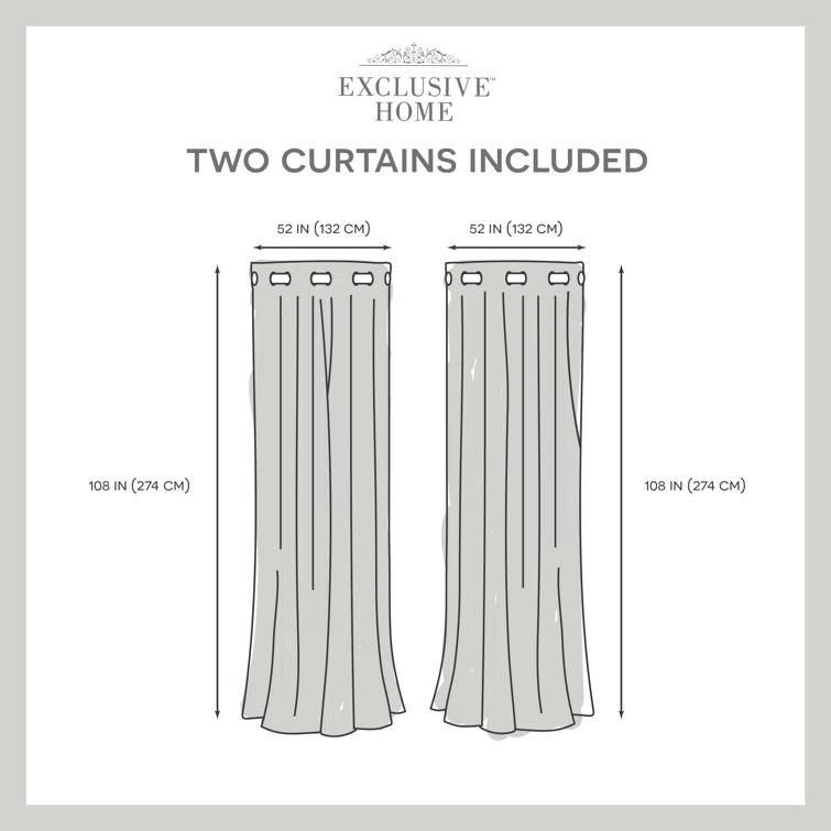 Phillipa Room Darkening Curtain Pair