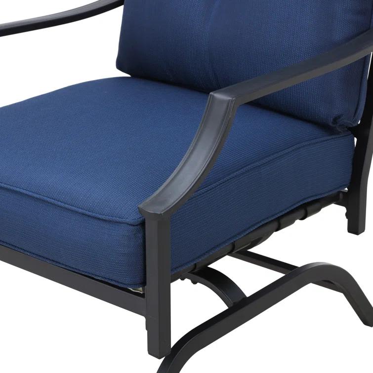 Metal 5 - Person Sofa Seating Group with Cushions