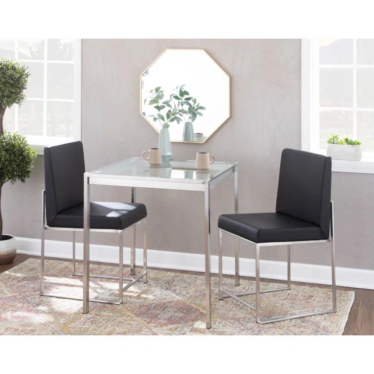 Chuyen 19.25'' H Upholstered Metal Side Chair