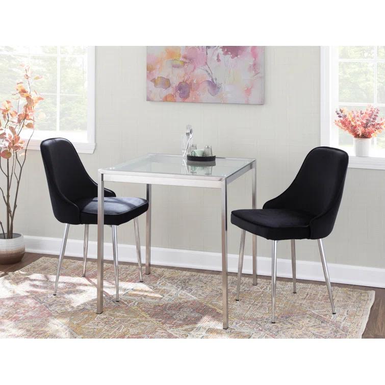 Stanca 20'' H Velvet Upholstered Side Chair