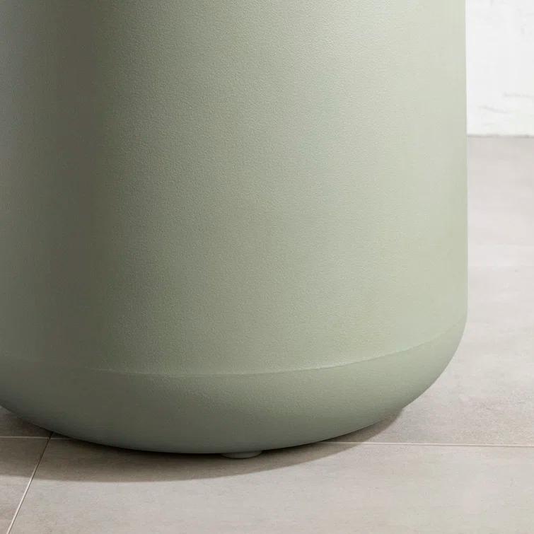 Dalya 15.75'' Plastic / Acrylic Outdoor Side Table