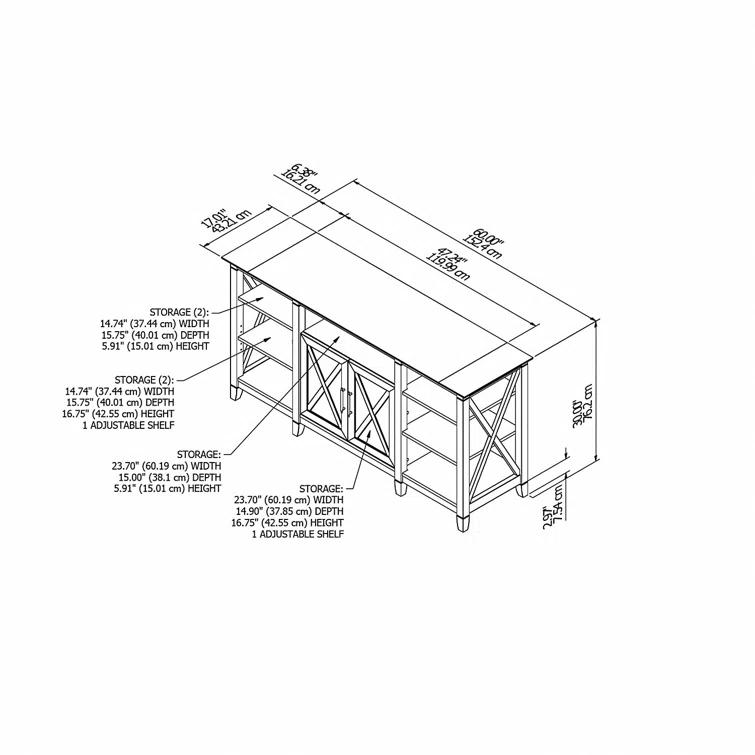 Huckins TV Stand for TVs up to 65"