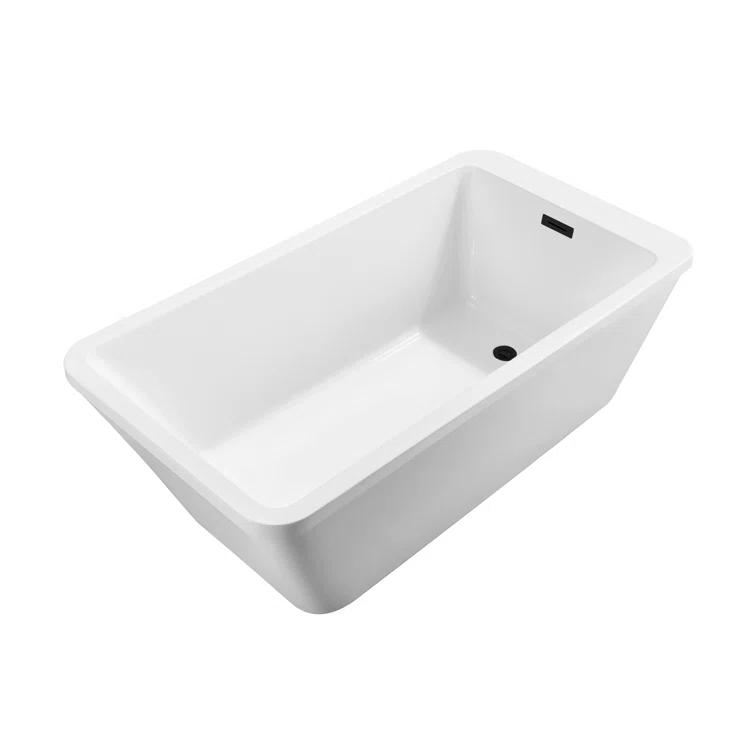 1524 mm x 813 mm Freestanding Roll Top Bathtub