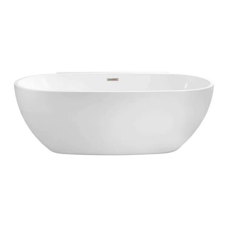 1501 mm x 749 mm Freestanding Roll Top Bathtub