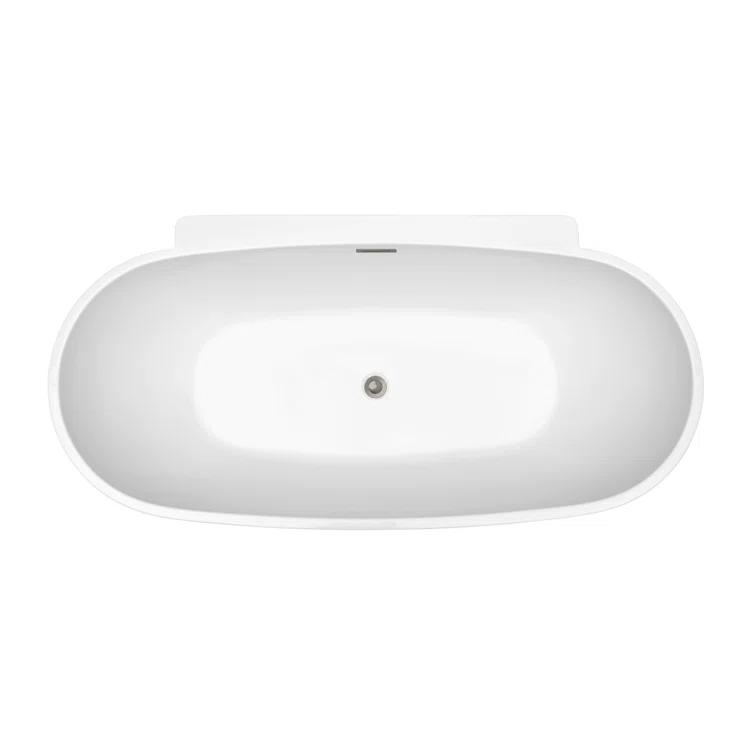 1501 mm x 749 mm Freestanding Roll Top Bathtub