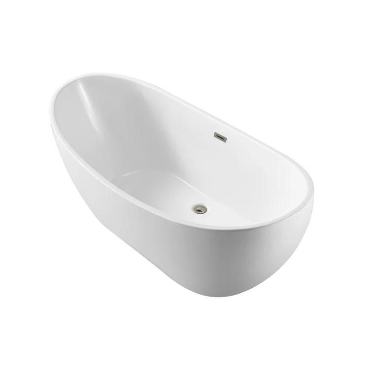 1580 mm x 719 mm Freestanding Bathtub