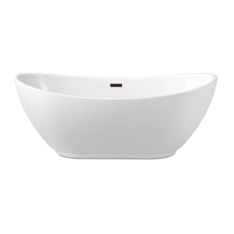 Streamline Bath 1580 mm x 719 mm Freestanding Bathtub N580ORB