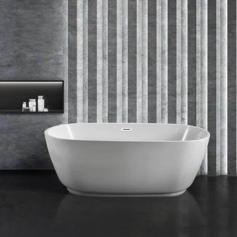 1801 mm x 800 mm Freestanding Roll Top Bathtub