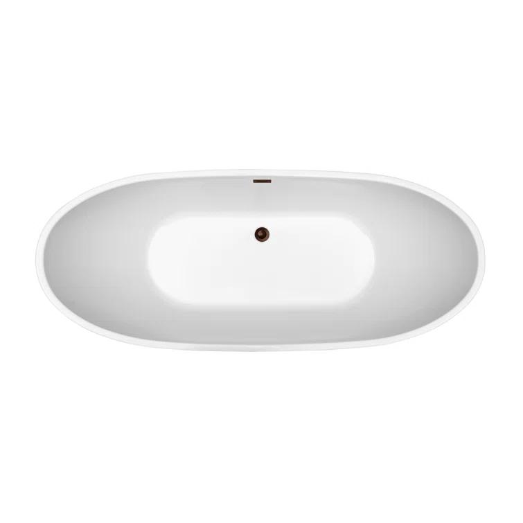 Streamline Bath 1580 mm x 719 mm Freestanding Bathtub N580ORB