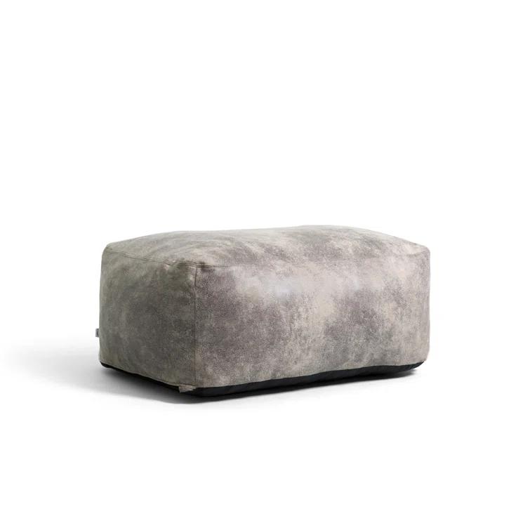 Big Joe Nestle Vegan Leather Loveseat Ottoman
