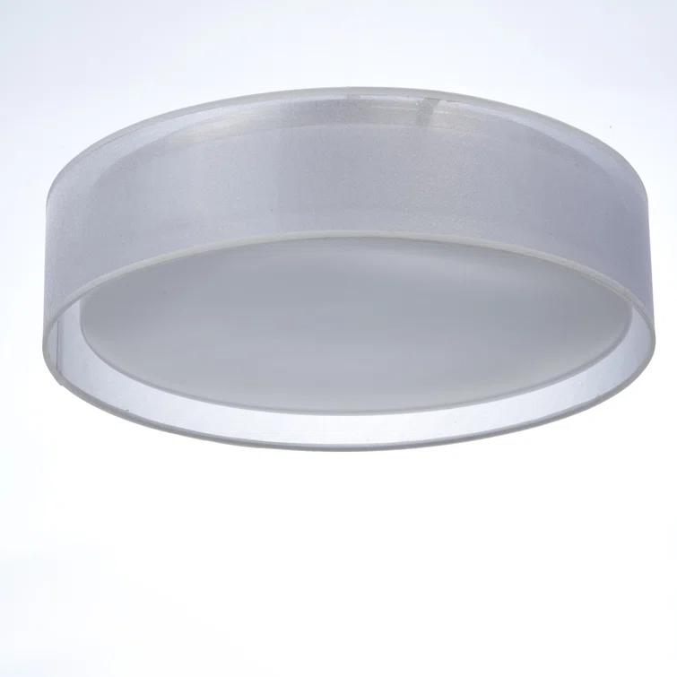 Jessalyn 3 Light Acrylic LED Flush Mount