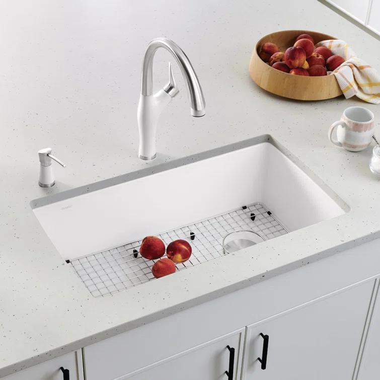 Diamond SILGRANIT 33" Super Single Undermount Kitchen Sink