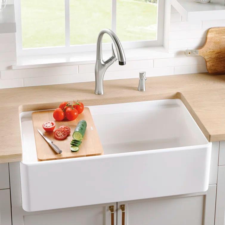 Profina 36" Single Bowl Apron-Front Fireclay Farmhouse Sink