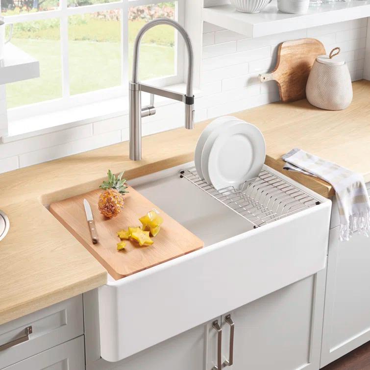 Profina 36" Single Bowl Apron-Front Fireclay Farmhouse Sink