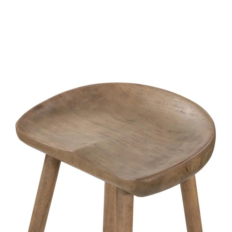 Casimer Solid Wood Stool