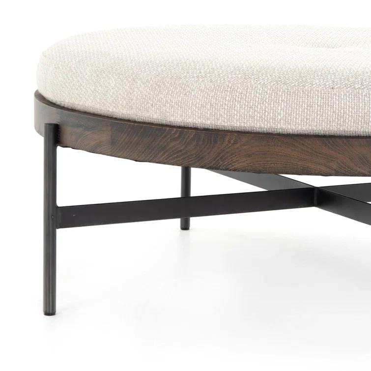 Emile Round Ottoman - Large