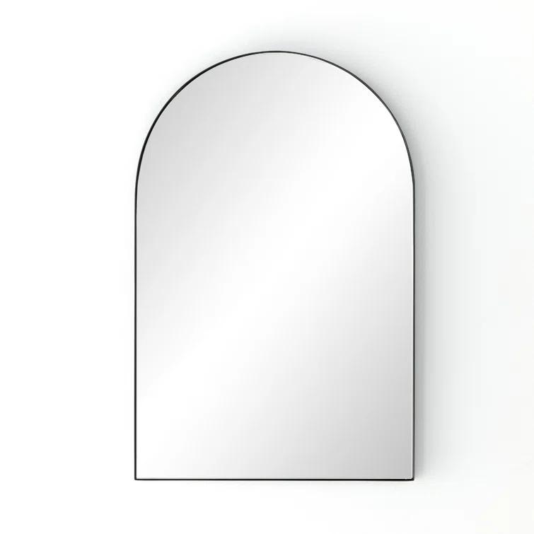 Georgina Rectangular Gold Iron 21"x32" Wall Mirror