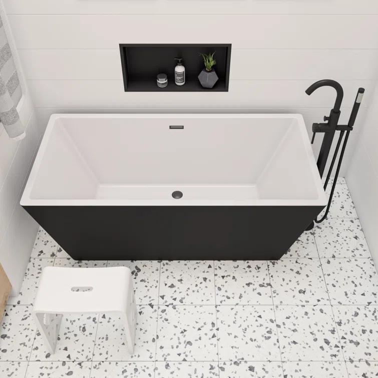 Adhesive Stainless Steel Shower Shelf