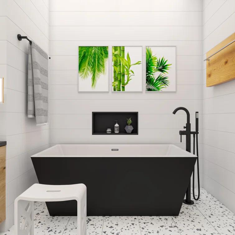 Adhesive Stainless Steel Shower Shelf