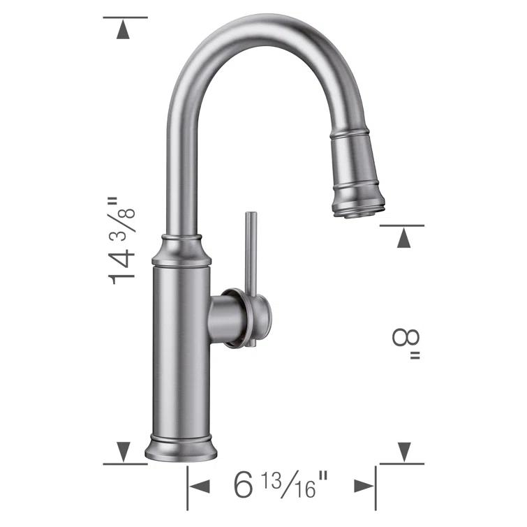 Empressa Pull Down Bar Faucet