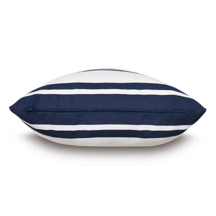 Striped Reversible Throw Pillow