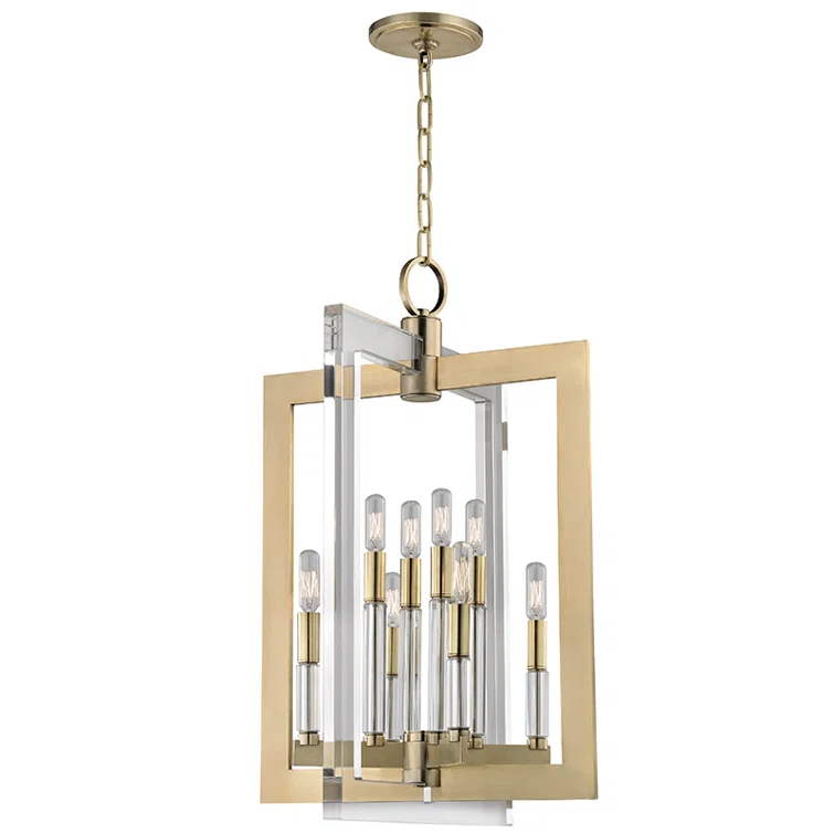 Wellington 8 - Light Dimmable Geometric Chandelier