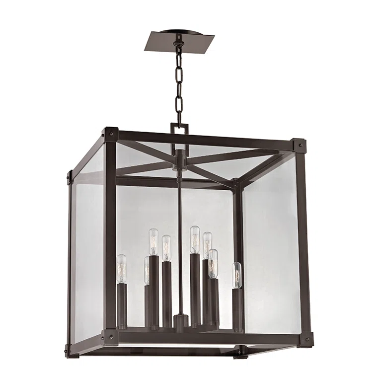 Forsyth 8 - Light Dimmable Square / Rectangle Chandelier