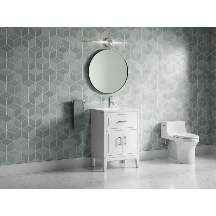 Seer 24" Freestanding Single Bathroom Vanity Cabinet with Sink and Quartz Top