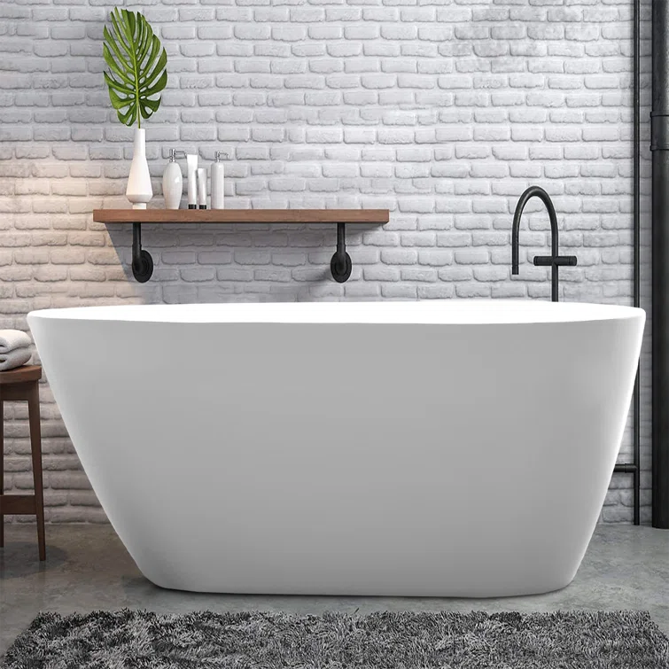 Freestanding Soaking Acrylic Bathtub