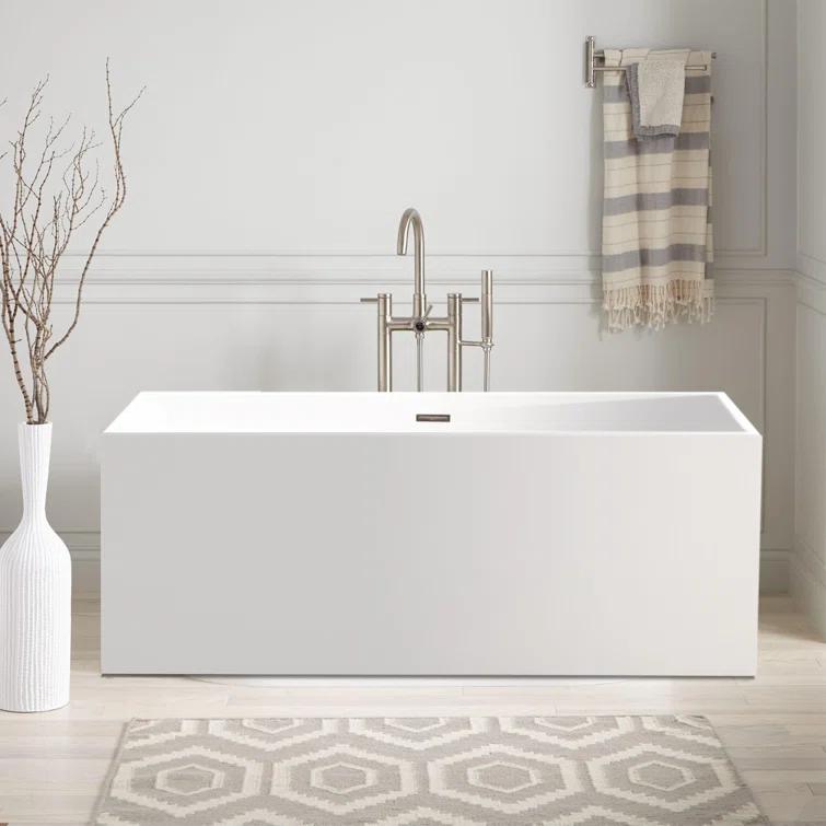 Chloe Freestanding Soaking Acrylic Bathtub