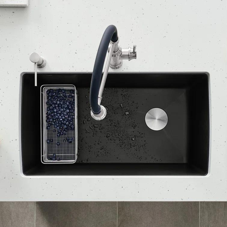 Diamond SILGRANIT 33" Super Single Undermount Kitchen Sink