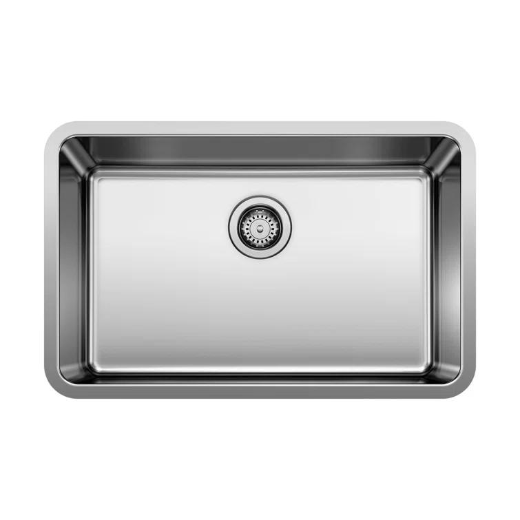 Blanco 442765 Formera 28" L x 18'' W Single Bowl Stainless Steel Undermount Kitchen Sink