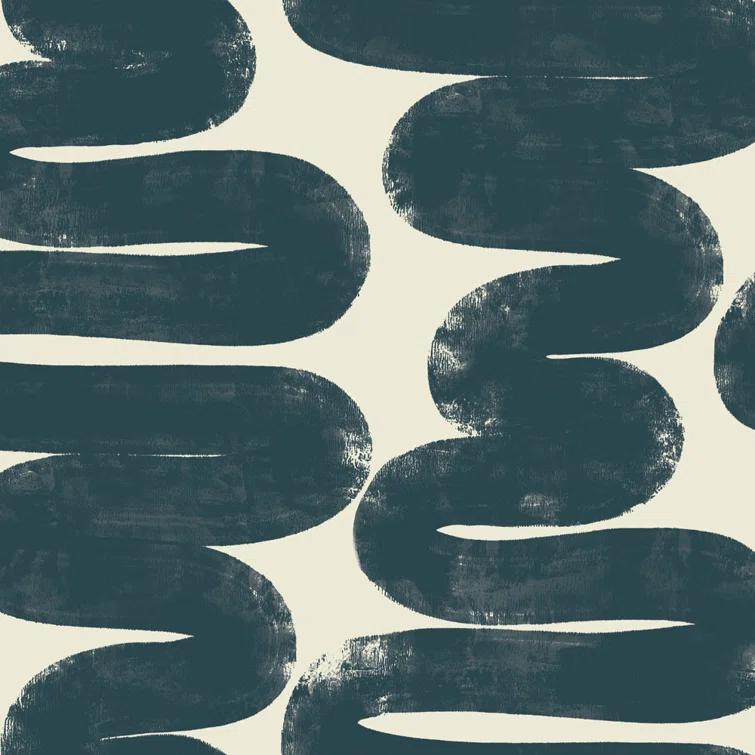 Wiggle Room Peel and Stick Wallpaper By Bobby Berk