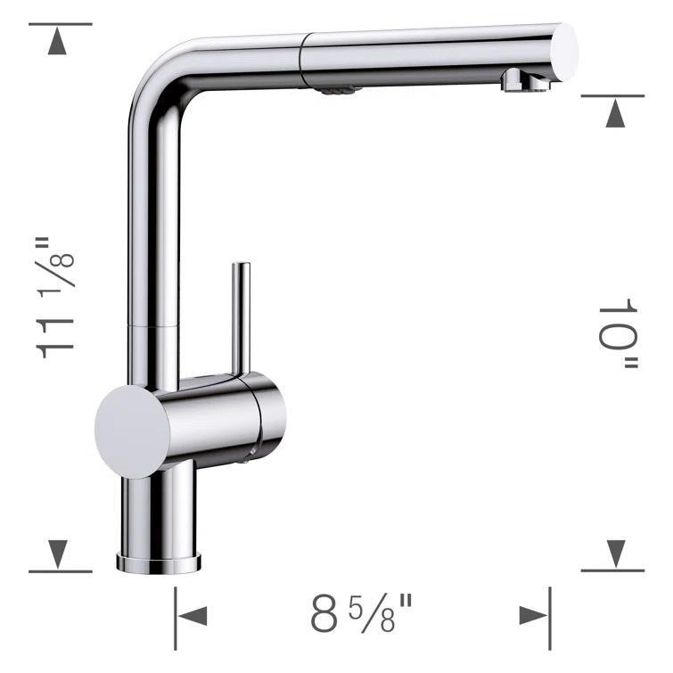 Linus Pull Out Dual Spray Kitchen Faucet