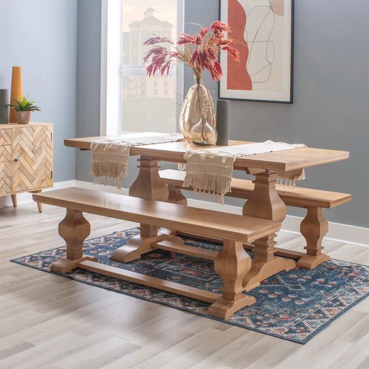 Strickler Solid Wood Bench