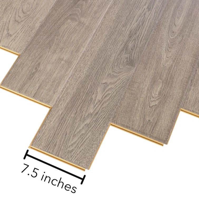 Mohawk Mohawk Elite Gibbonburg Waterproof Laminate Plank Flooring with Maximum Scratch Protection and Pressed Hydroseal Edge, 7.5" X 54.68" X 12MM