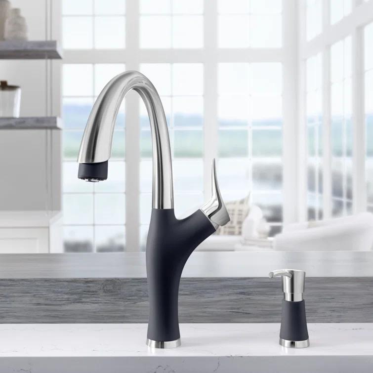 Artona Pull Down Dual Spray Kitchen Faucet