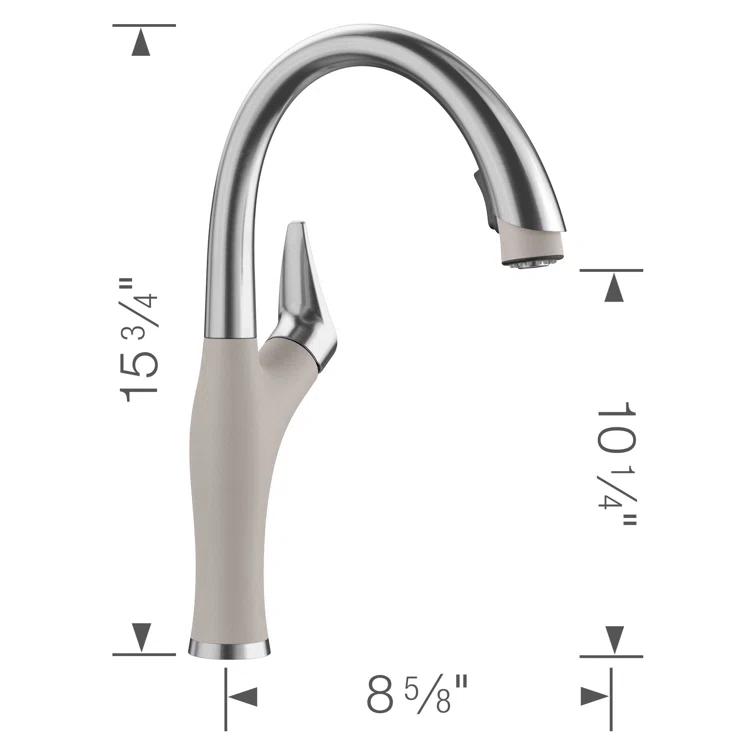 Artona Pull Down Dual Spray Kitchen Faucet