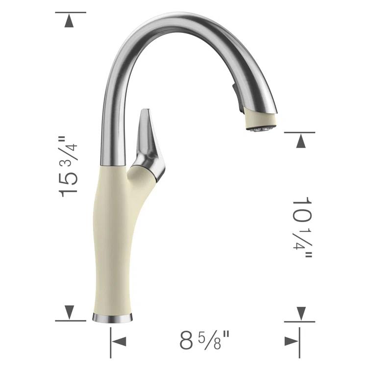Artona Pull Down Dual Spray Kitchen Faucet