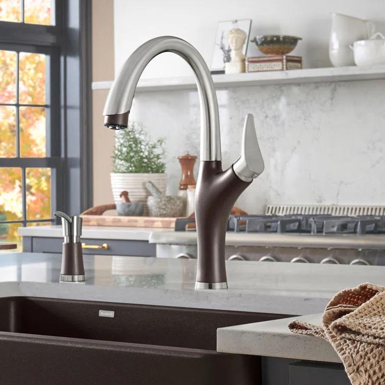 Artona Pull Down Dual Spray Kitchen Faucet